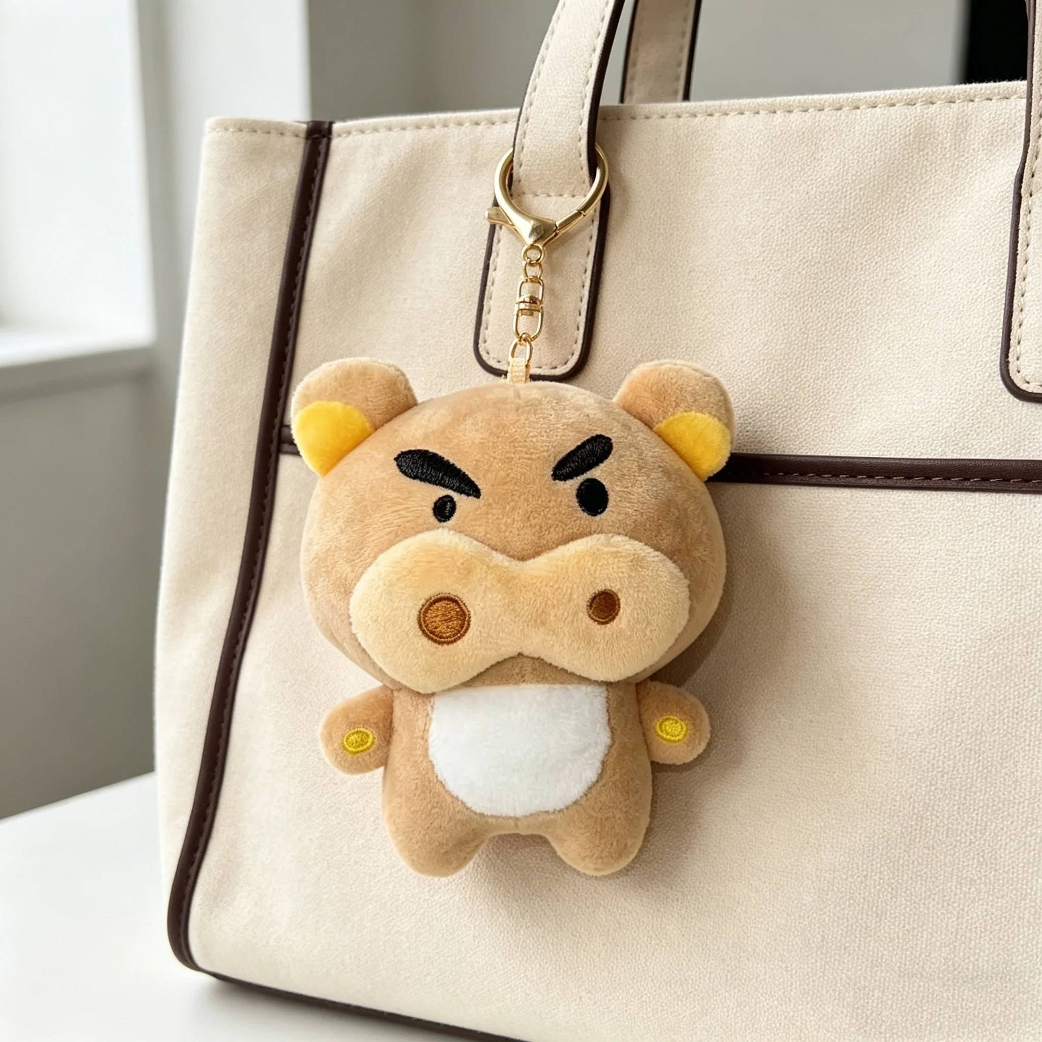 HOT Cute Bear Pig Plush Keychain Funny Expression Soft Toy Pendant Cartoon Doll Kawaii Decor Bag Xmas Cute Gift For Friends Kids