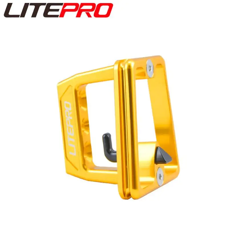 Litepro 3 Hole For Birdy Bike Folding Bicycle Split Pig Nose Pad For Brompton Front Shelf Carrier