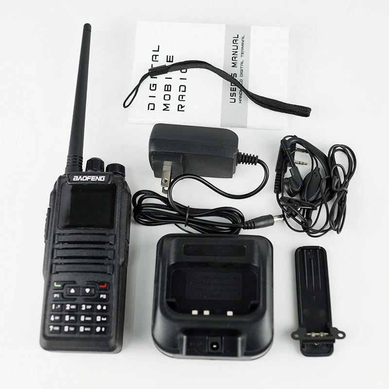 BAOFENG DM-1701 DMR Digital Walkie Talkie GD77 Dual Time Slot Long Range Two Way Radios Analog Digital Tier 1&2 Radio DM1701