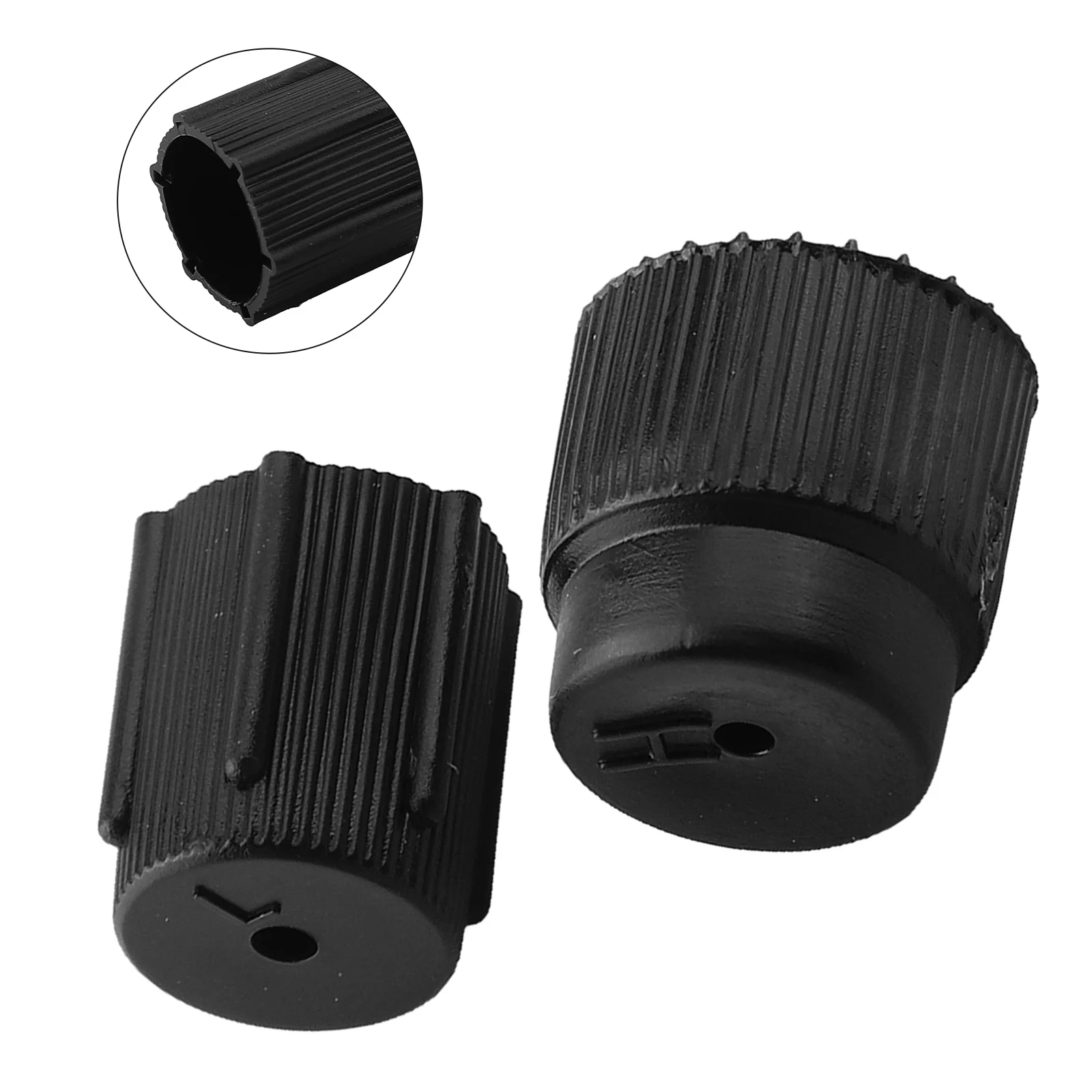 Protects AC System Replacement Dust Covers Valve Cap Replacement Tight Fit Essential For Maintenance Prevents Leaks