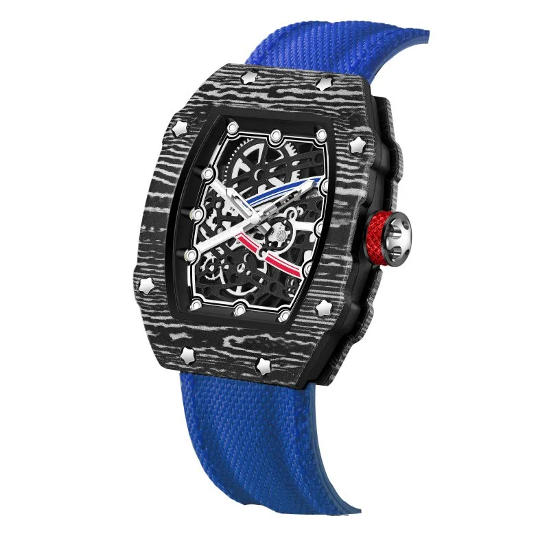 Luxuriöse Tonneau Ultra Slim Tonnenförmige Bestseller Quarz-Armbanduhr Wasserdichte Marken-Herrenuhr Modische AAA Herrenuhr Neu