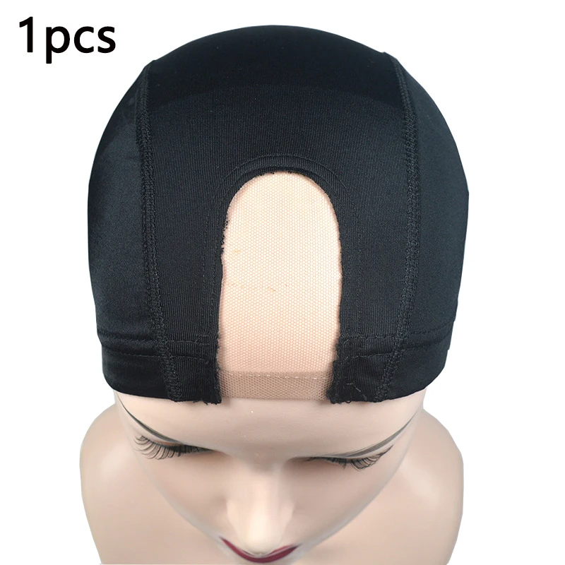 U Part Lace Wig Cap For Making Wigs Mesh Dome Cap Swiss Lace Weave Cap Ventilated Wig Cap Wigs Making Material Base Hairnet