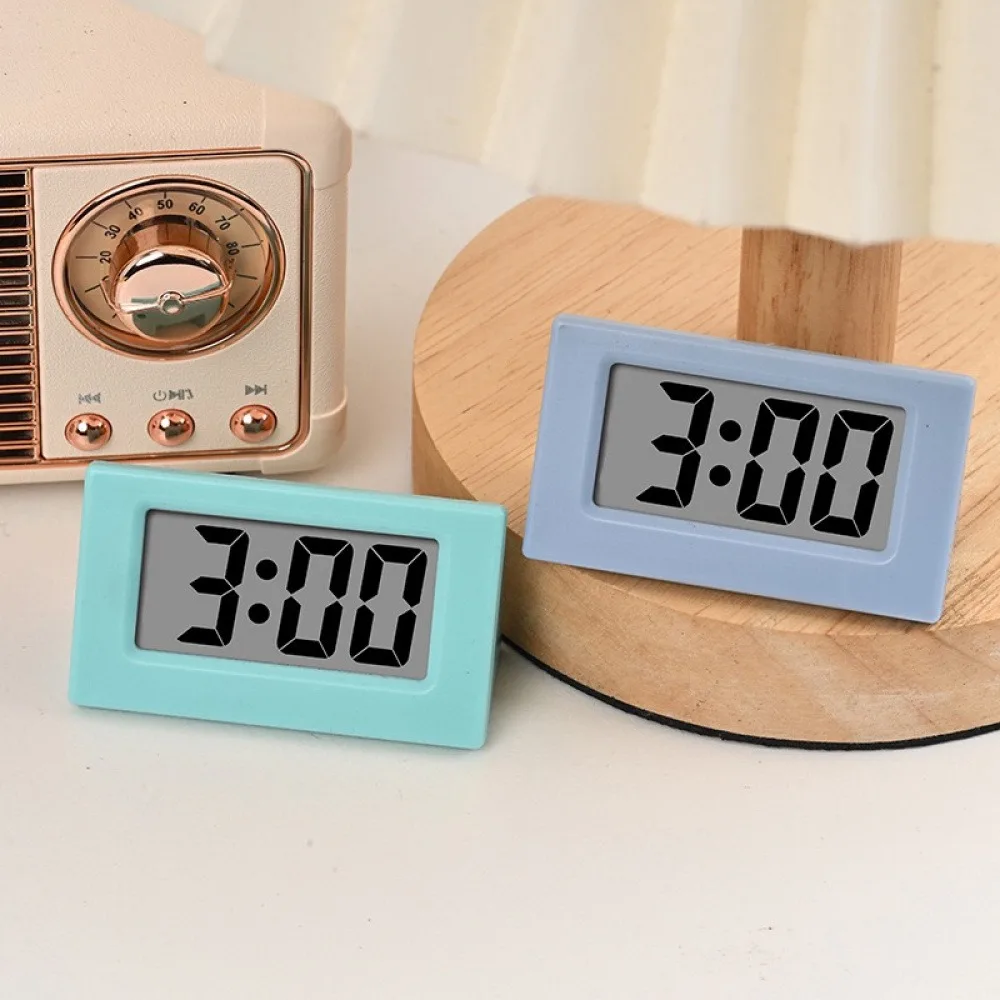 portable-triangle-clock-mini-simple-electronic-digital-display-bedhead-clock-car-clock