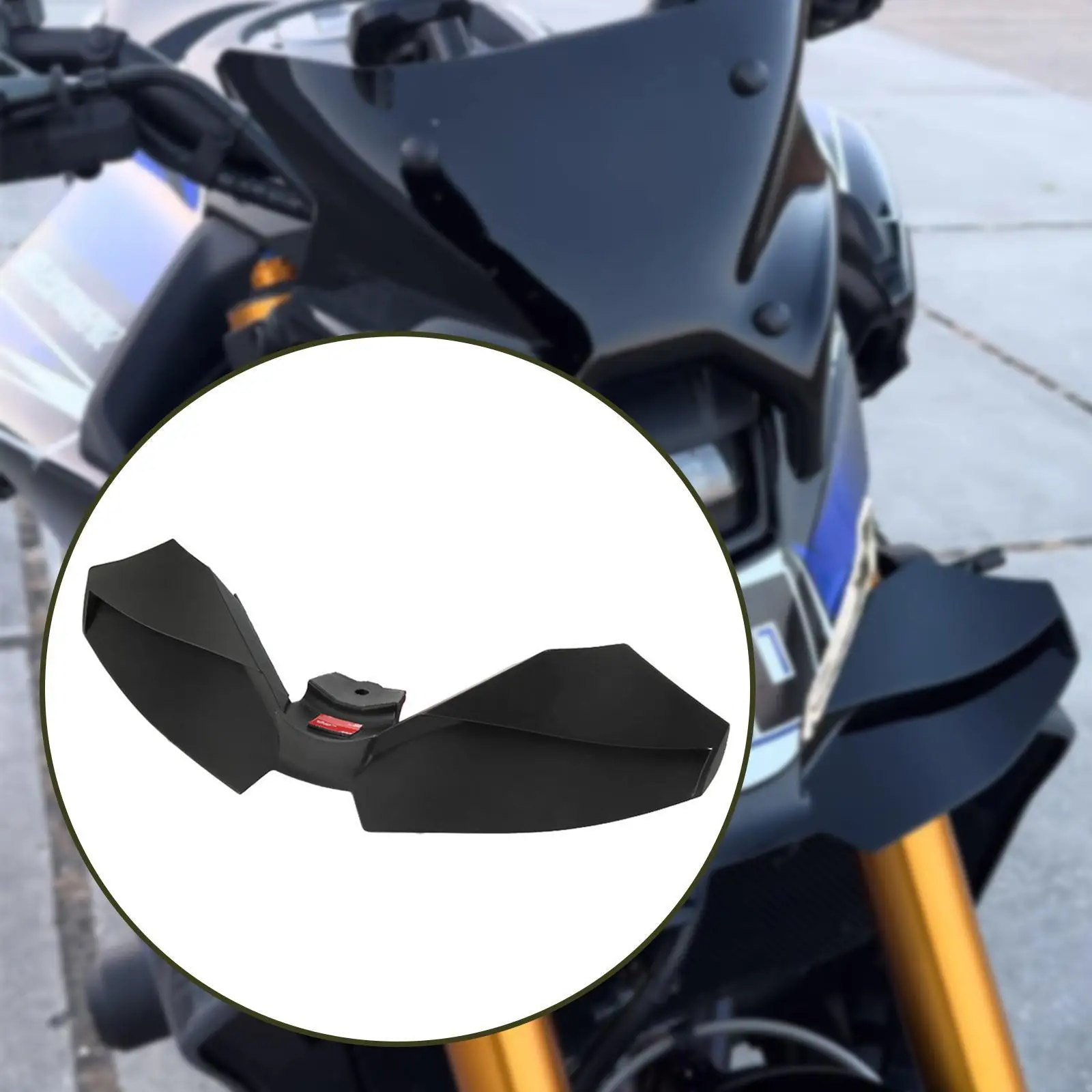 

Motorcycle Front Spoiler Wing Plastic Fairing Dome Support for Yamaha MT09 SP 2024 2025 Aerodynamic Kit