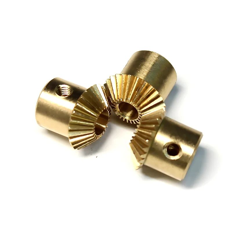 1PC Mini Miter Gear 1:1 0.4/0.5/0.8/1M 90 Degree Bore 1/2/3/4/5/6/8mm 12T/13T/15T/18T/20T 45 Steel 304 SS Copper DIY Model