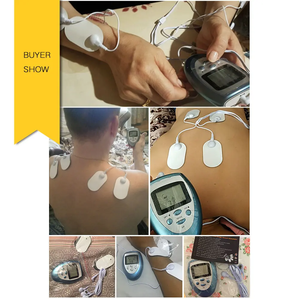 TENS Muscle Stimulator Electronic Pulse Massager 8 Modes EMS Acupuncture Electrical Therapy Physiotherapy Health Care Machine