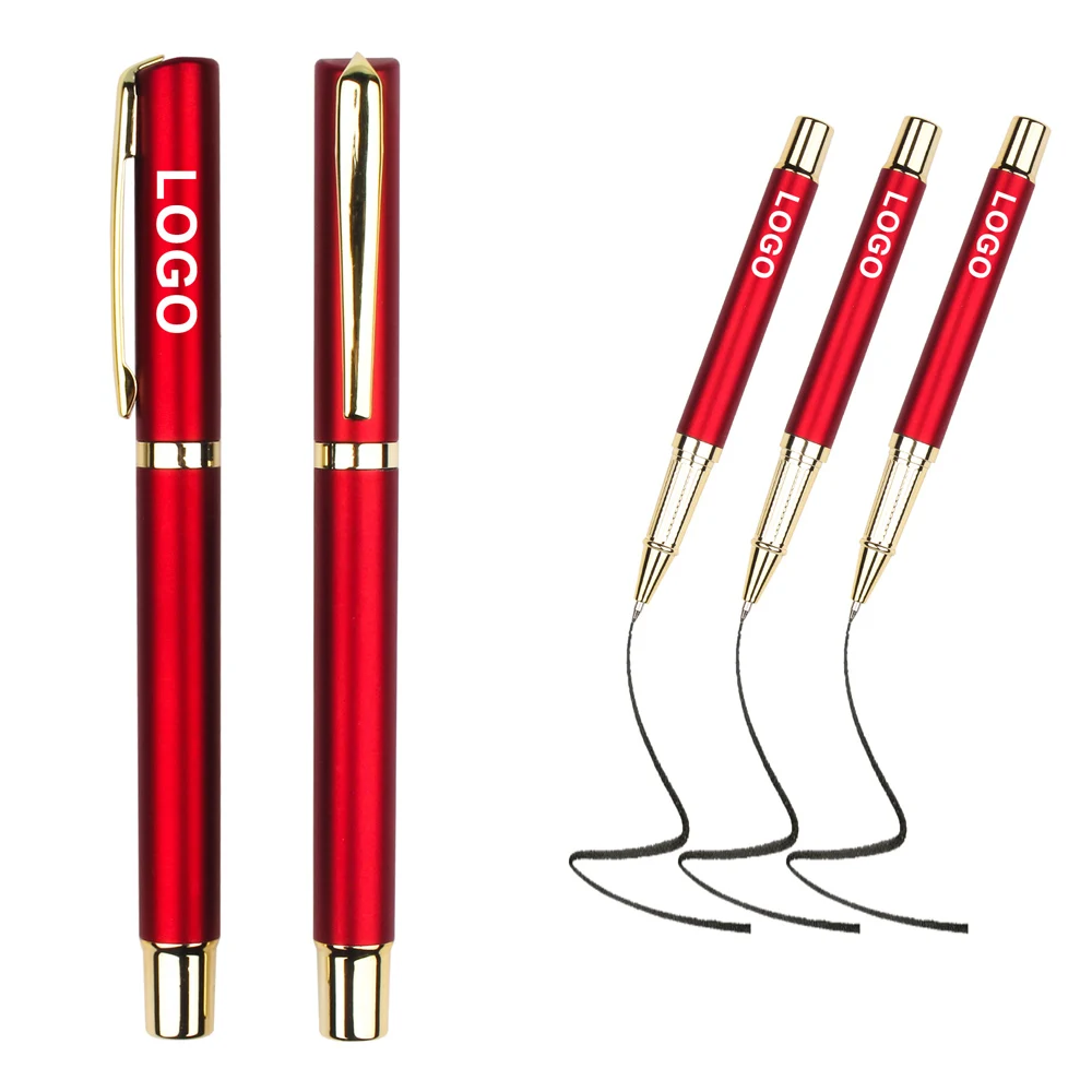 Heavy Touch Ballpoint Pen High-End Neutral Pen Customized Logo Signature Pen Business Gift Pen Office Stationery Customization