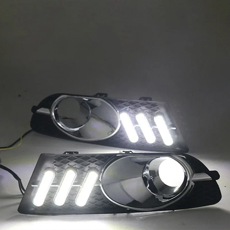 2 sztuk dla Buick Excelle GT 2010-2013 Auto LED lampa do jazdy dziennej światła do jazdy dziennej DRL przednie światło przeciwmgłowe światło do jazdy dziennej