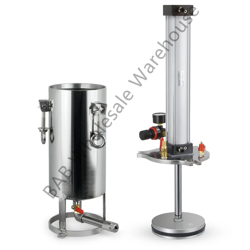 Imagem -02 - Pistão do Cilindro de Tanque de Pressão Pistão Dispensador para Cola de Alta Viscosidade Silicone pu Glue Dispensing Tank Aço Inoxidável