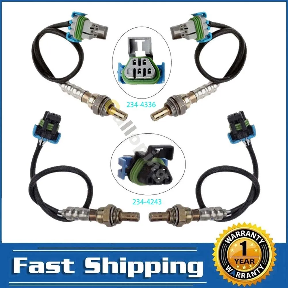 4Pcs Upstream Downstream O2 Oxygen Sensor For Chevrolet Express GMC Savana 1500 2500 3500 Car Accessories 234-4243 234-4336