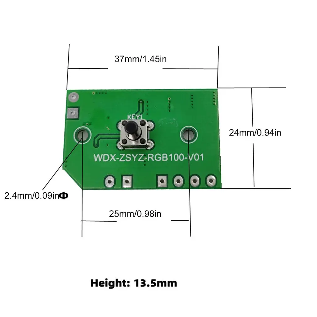 Circuit Board 3.7V Switch Solar Lawn Lamp Controller Lithium Battery RGB Color Changing Light Solar Lamp Circuit Board