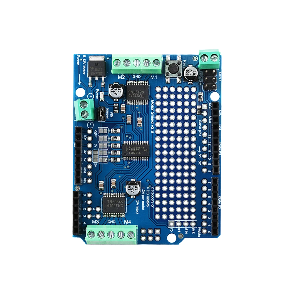 Motor Drive Expansion Board Shield TB6612FNG I2C for Arduino Robot Mega R3 V2 DC Stepper Motor Drive Module