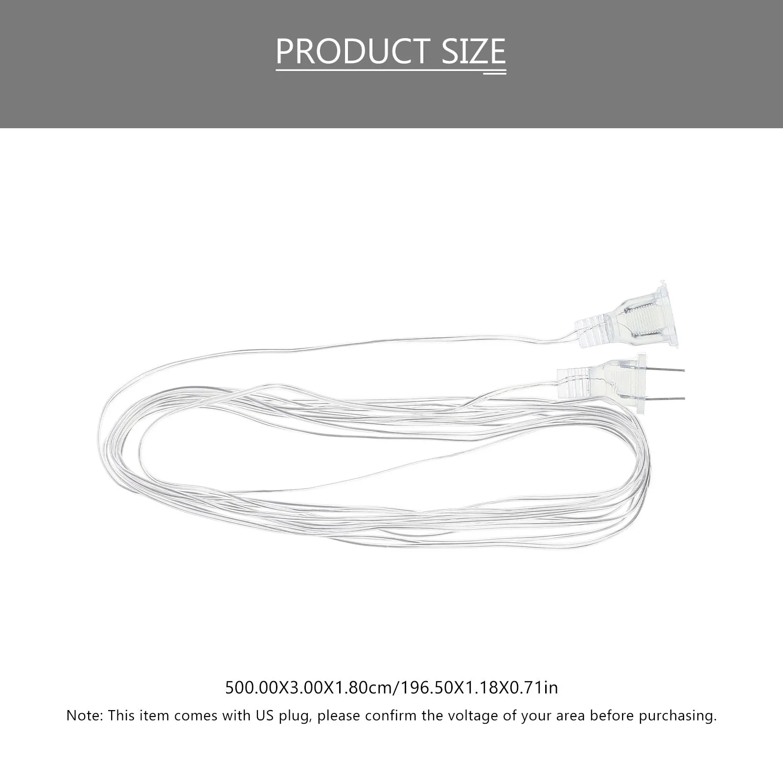 2 قطعة داخلي في الهواء الطلق استخدام داخلي سلسلة غير مرئية تمديد الحبل ضوء تمديد الحبل عيد الميلاد ضوء موسع