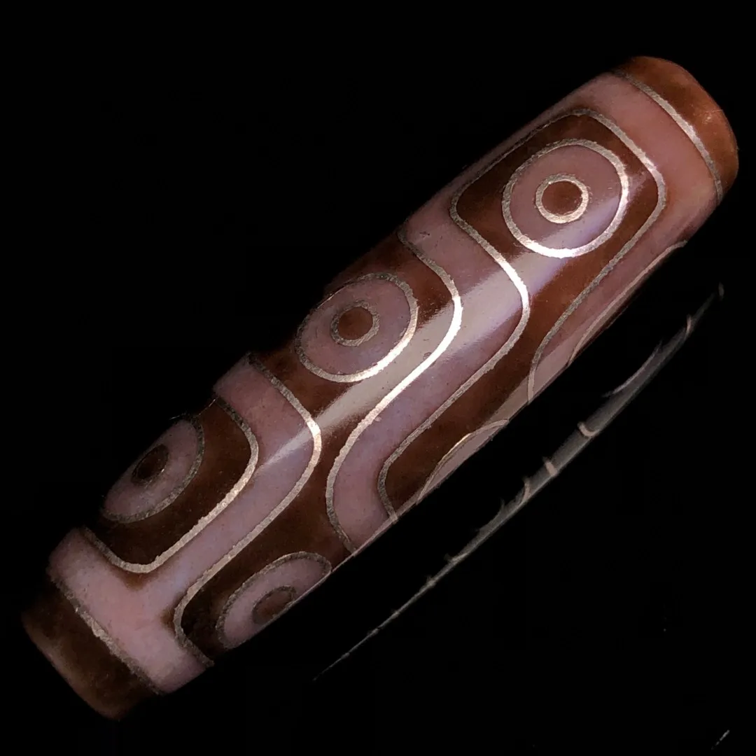 

Cinnabar Elephant Filigree Nine Eyes Dzi Bead Agate Bucket Duobao Bracelet Clavicle Necklace Accessories Pendant Separate 13 * 5