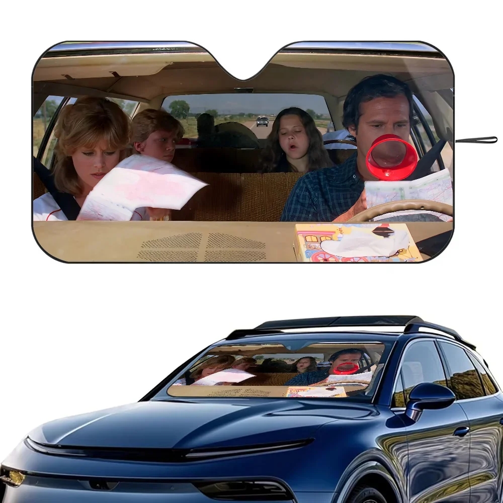 

National Lampoon Vacation Car SunSha Heat-insulating Aluminum Film Windshield Sunshas UV Rays Blocks Car Sun Visor Protector