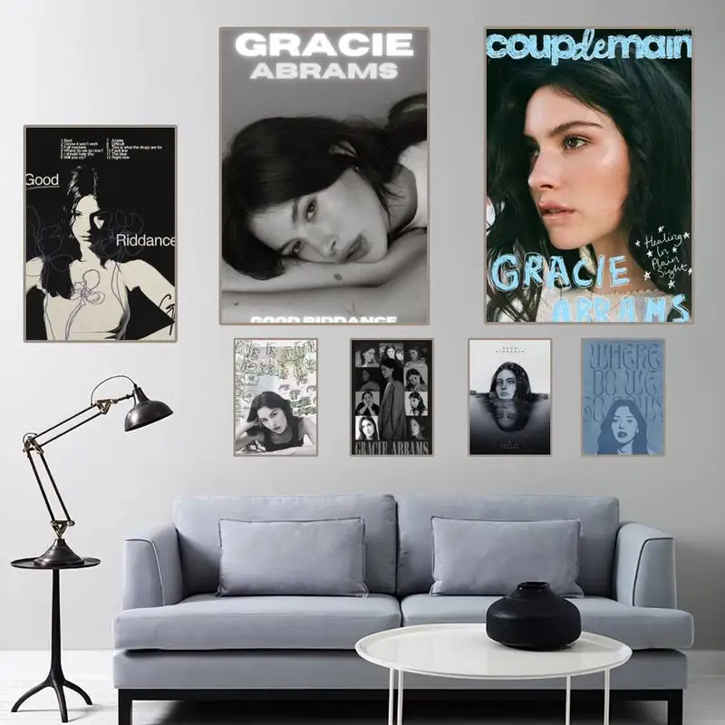 Gracie Abrams Hot Singer POSTER Canvas Painting Pictures Home Decor