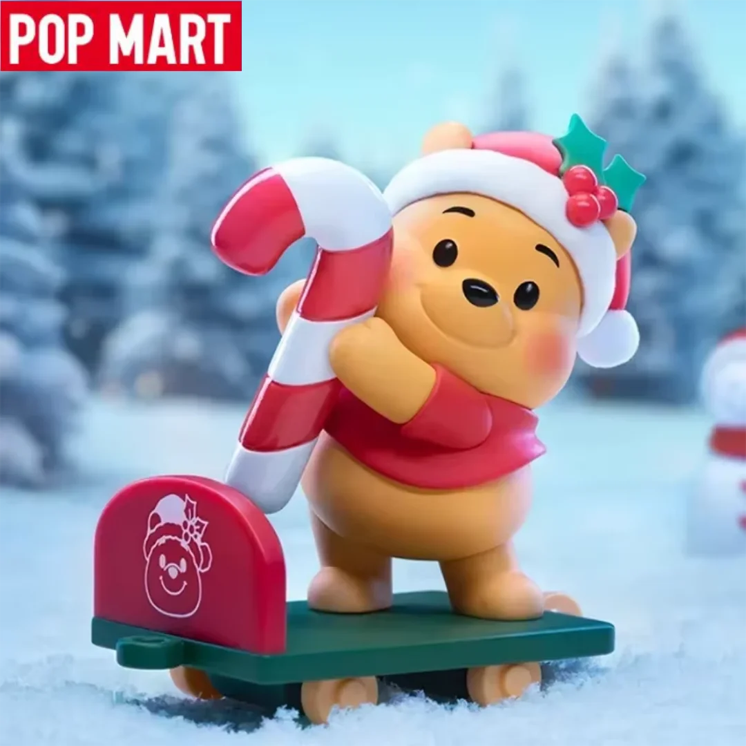 

POP MART Disney Винни-Пух Аниме Фигурка Подарочная поставка Серия Слепая коробка Тайна-сюрприз Игрушка для девочек Фестивальный подарок