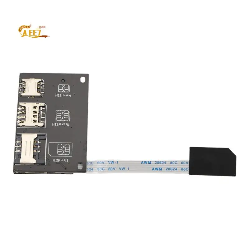 AEE7-2730 External Nano SIM Activation Tools Converter To Smartcard IC Card Extension 4In1 For SIM Card Adapter Kit