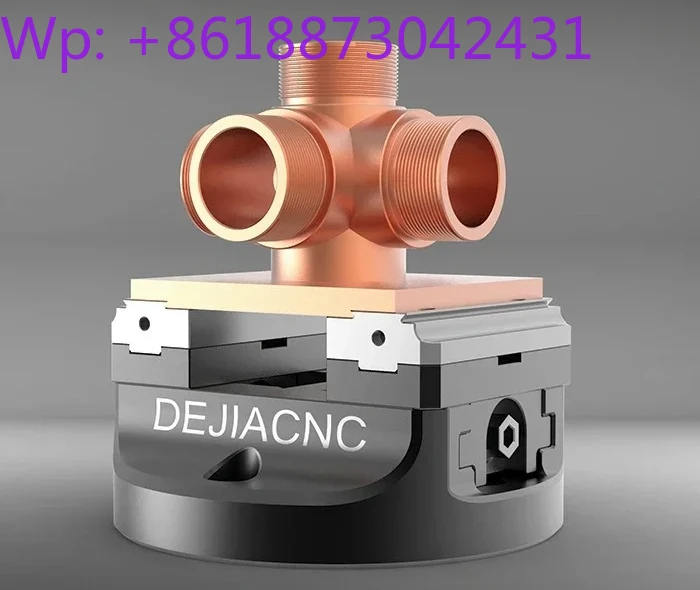 Self centering five axis tiger pliers four axis bridge plate fixture serrated 45 ° special concentric fixture 1PCS