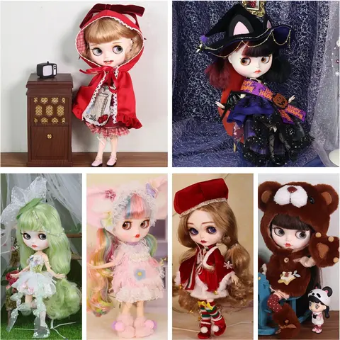 Blyth 인형 드레스 용 C 시리즈 복장 1/6 Bjd Azone S ICY DBS Jessi Five Monster High 용 멋진 옷 정장