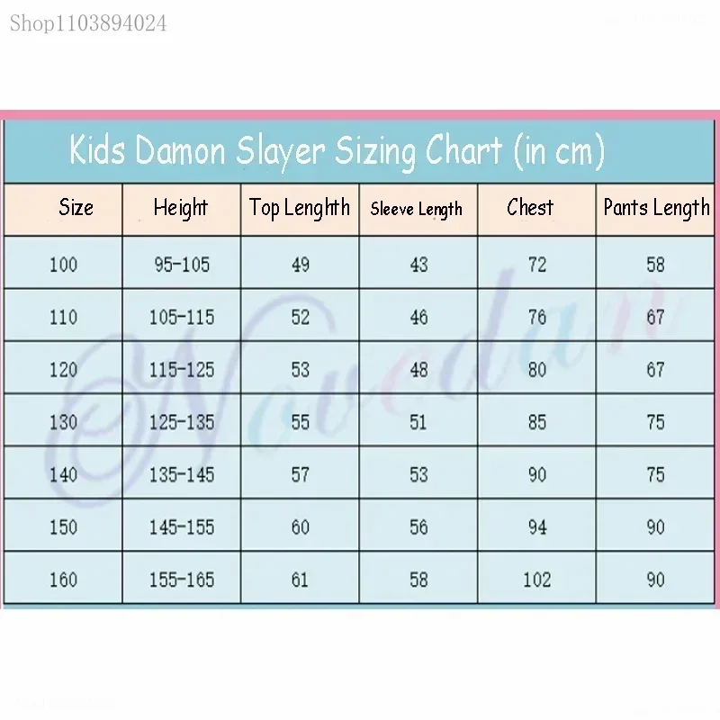 

Cosliy Kids Anime Kimetsu no Yaiba Demon Slayer Cosplay Costume Kamado Tanjirou Nezuko Zenitsu Tomioka Kimetsu no Yaiba Cosplay