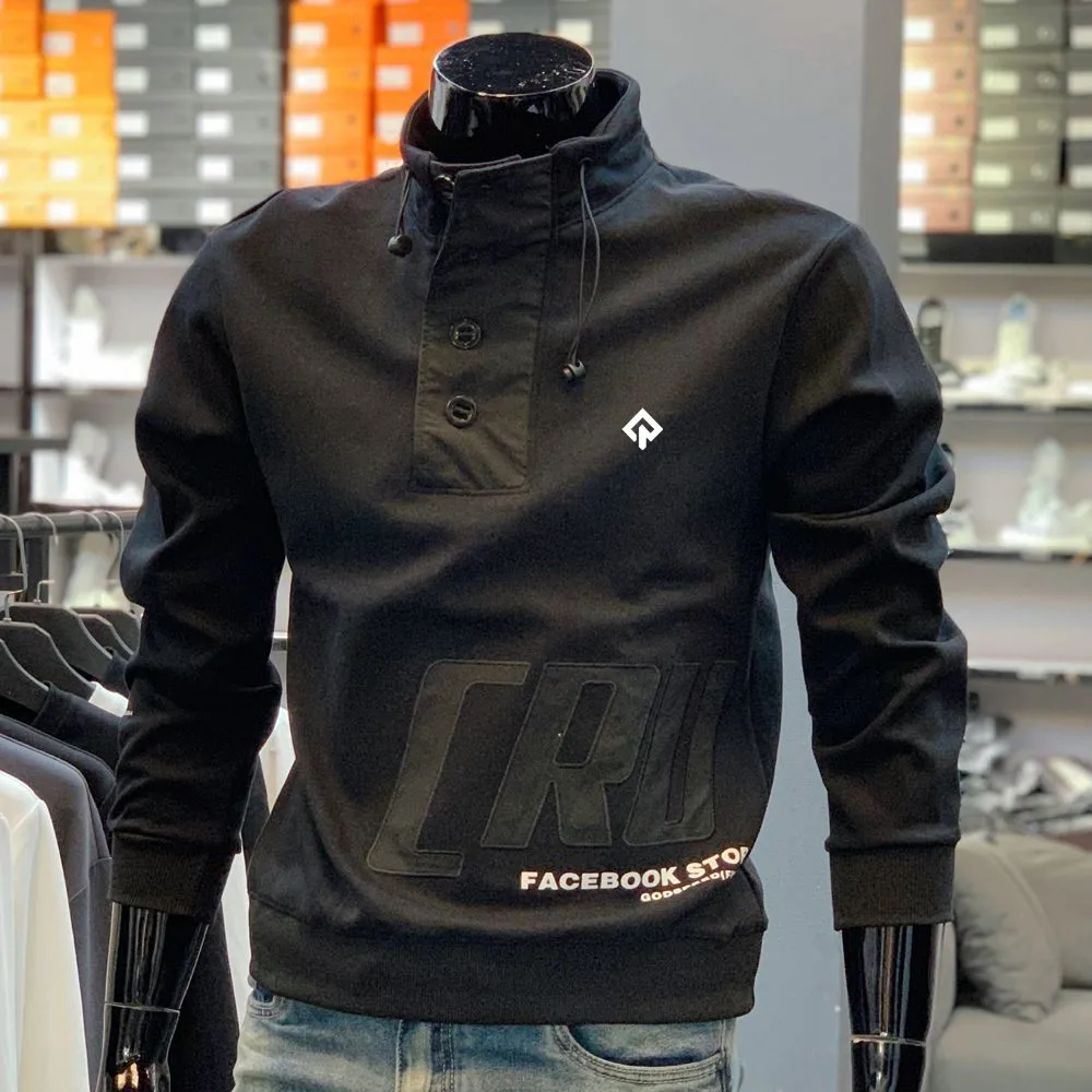 Spring High Quality Fashion Slim Man Golf Polo Hoodie Men Golf T-shirt Wear Long Sleeve Shirt Elastic Fast Dry Golf Clothing