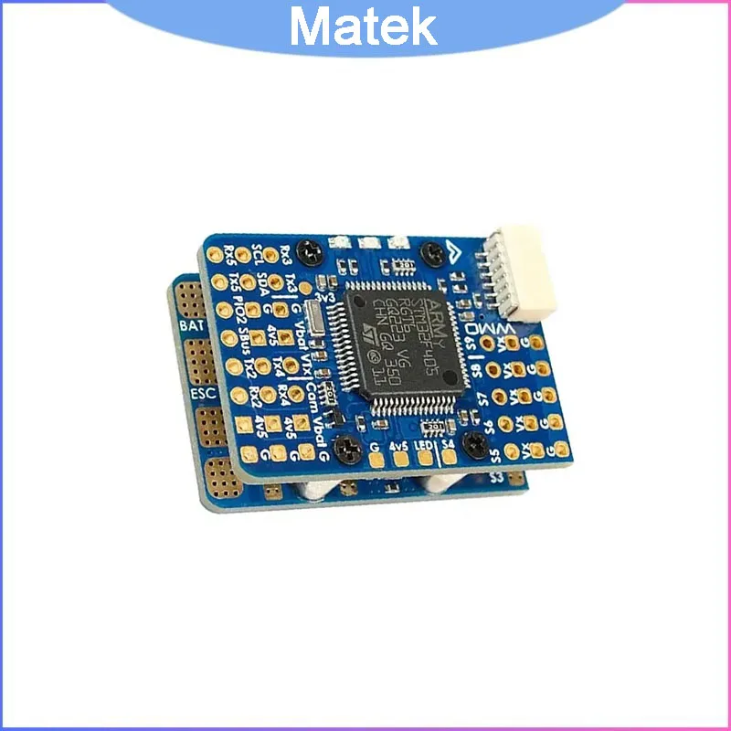 

Matek F405-WMN Fixed Wing Flight Controller, STM32F405 ICM42688P OSD Blackbox Dual Camera for RC FPV Drone