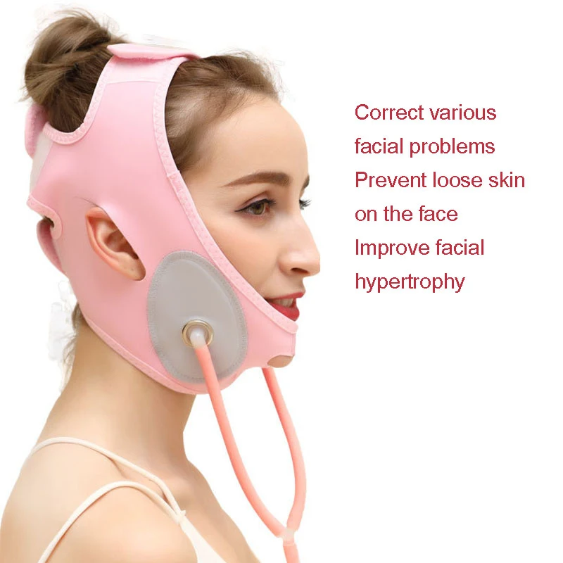 Inflatable Face-lift Belt Thin Face Bandage V-Line Cheek Chin Slimming Belt Face Shaper For Weight Loss Skin Care Beauty Tool