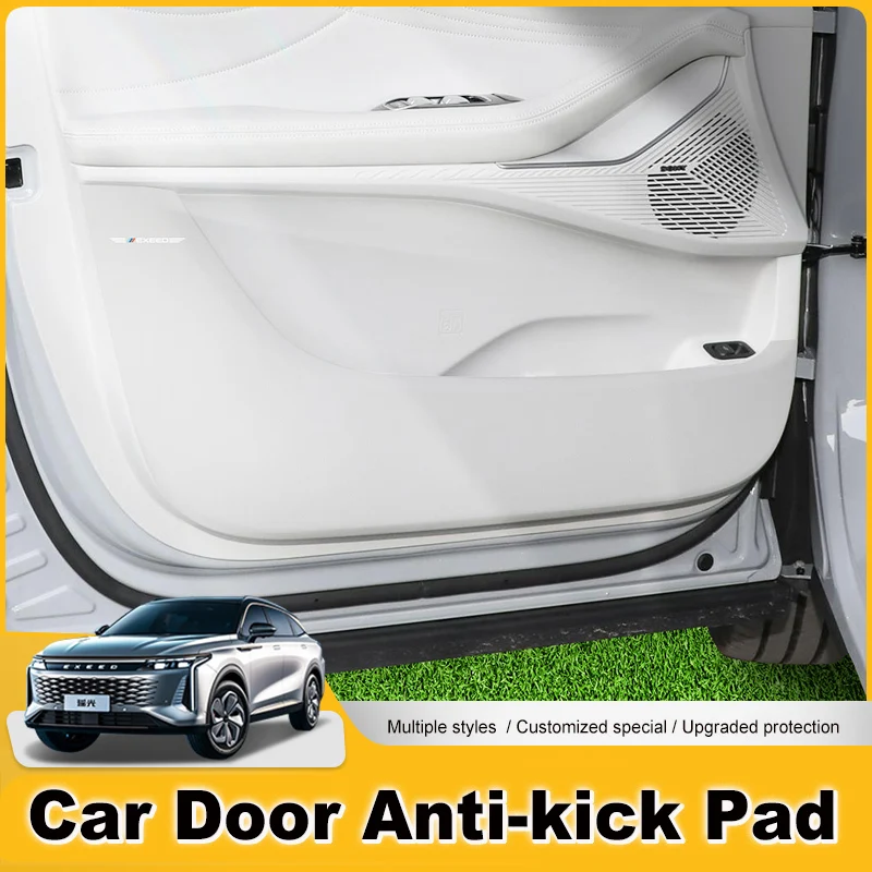 

For Exeed Yaoguang CDM Car Door Anti-Kick Pad Waterproof Protector Sticker Sill Scuff Plate Pedal Decor Car Accessory
