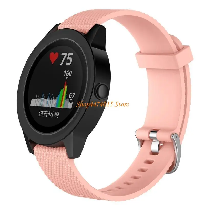 حزام فرقة السيليكون K1AA لـ Vivoactive 3/for HR Smartwatch Bracelet Wristband Belt Petr