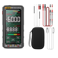 ANENG 683 Smart Multimeter High-End Touch 6000 Counts Multimetro Test Rechargeable Multitester AC/DC Voltage Tester Tool Black