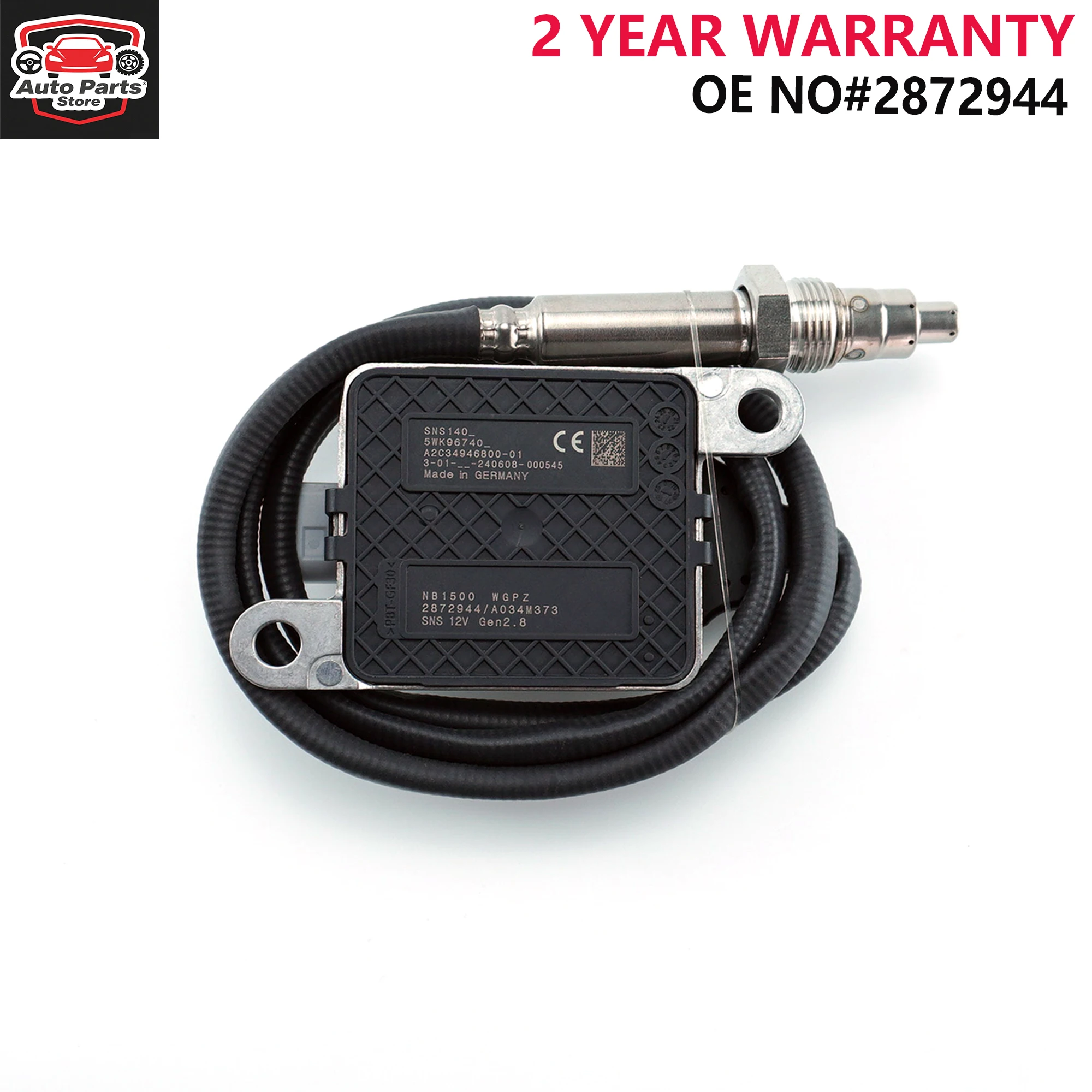 

New 2872944 5WK96740 5WK9 6740 Nitrogen Oxide Sensor 12V For Cummins