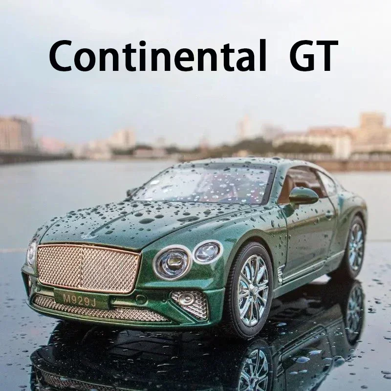 1:24 Bentley Continental GT Alloy Car Model Diecasts Toy Simulation Metal Car Model Sound Light Collection kids Toy Gift A117