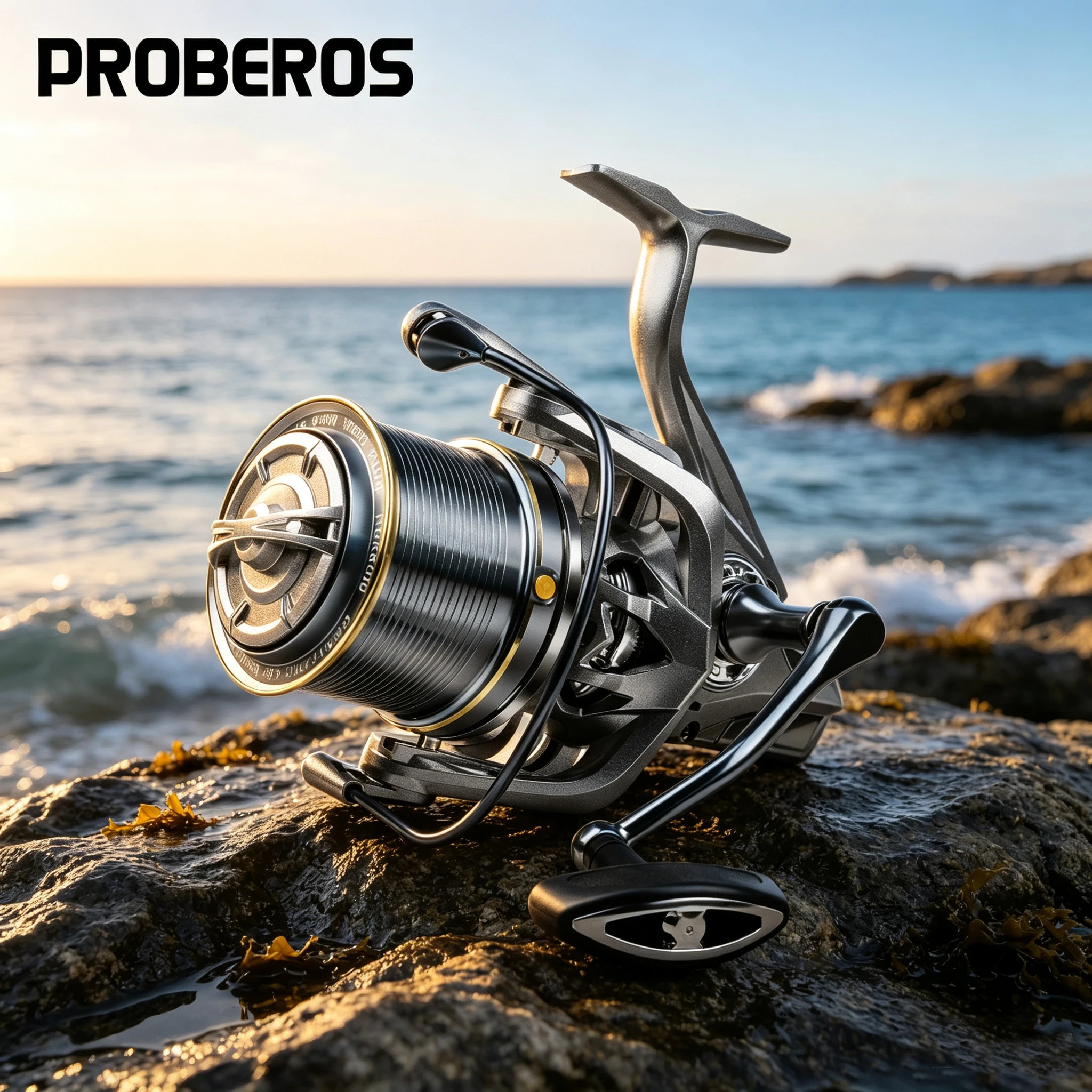 PROBEROS  Stainless Steel Bearing Spinning Fishing Reel 8000 9000 10000 12000 14000 25KG Powerful Reel Saltwater Fresh Water