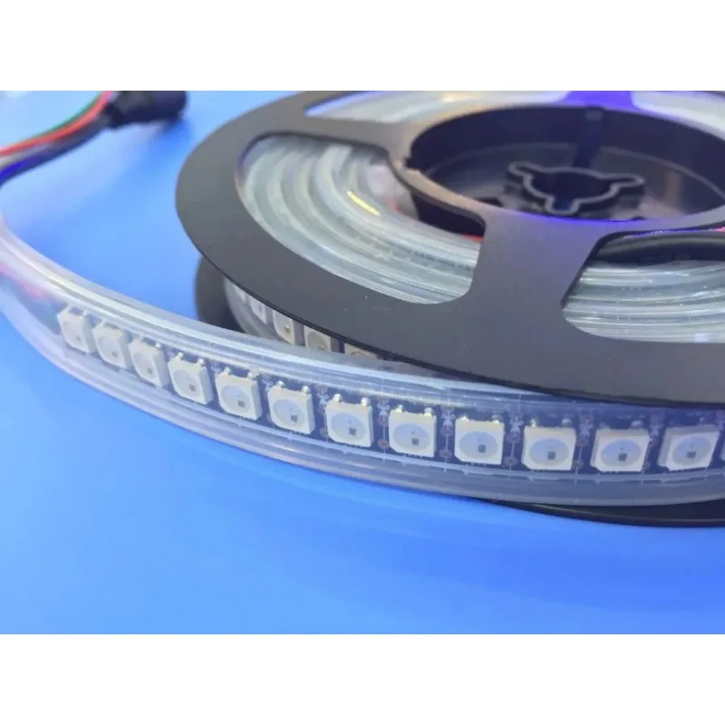 DC5V WS2812B IC Dream Magic Color RGB LED Strip 5050 Programmable Control Full Color LED Strip