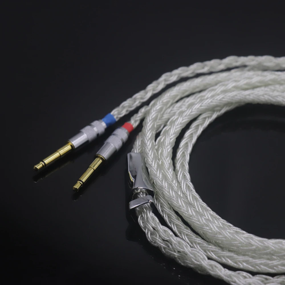 16-Core Pure Silver Balanced Upgrade Cable with XLR and 4.4mm for Final D8000 pro Pandora Sonorous Headphones
