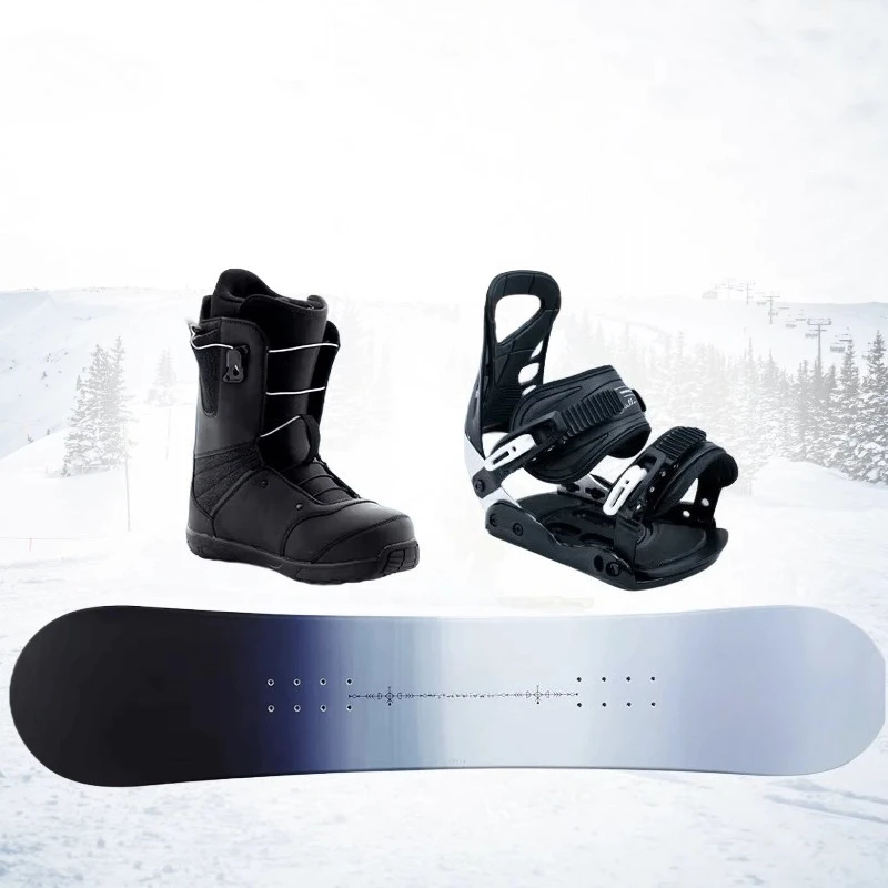 Professional Bidirectional Curvature Snowboard Set Adult All-round Performance