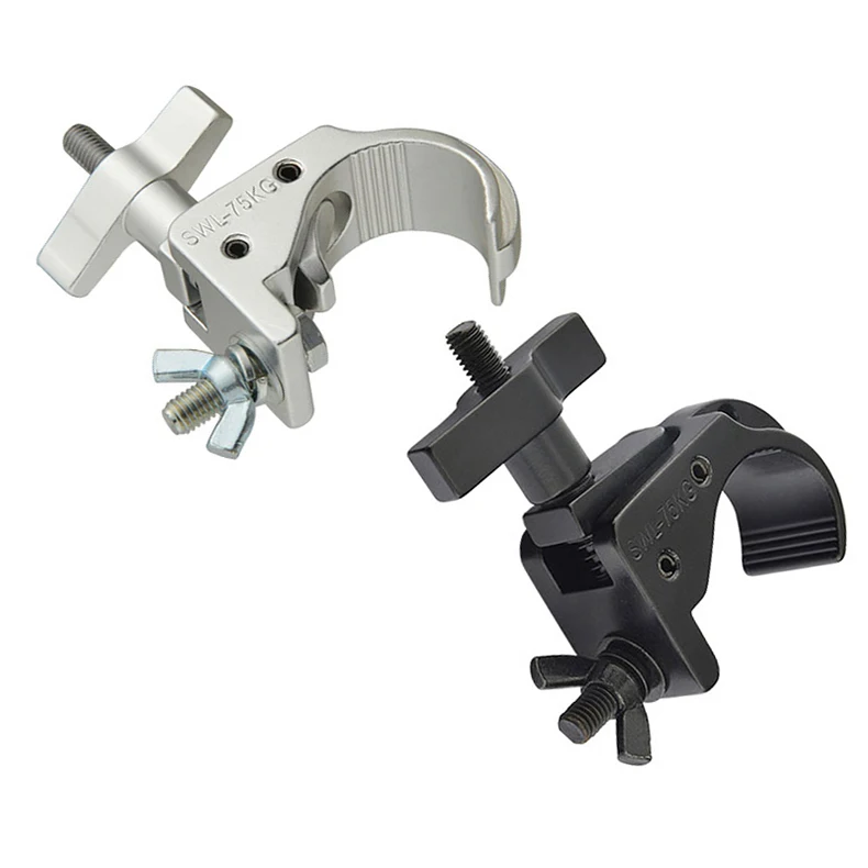 20-Pcs F24 Jr Snap Clamp Load 75kg for Tube 32-35mm, Trussing Pipe Clamp Hook for Disco Bar Laser Light Strobe Effect Machine