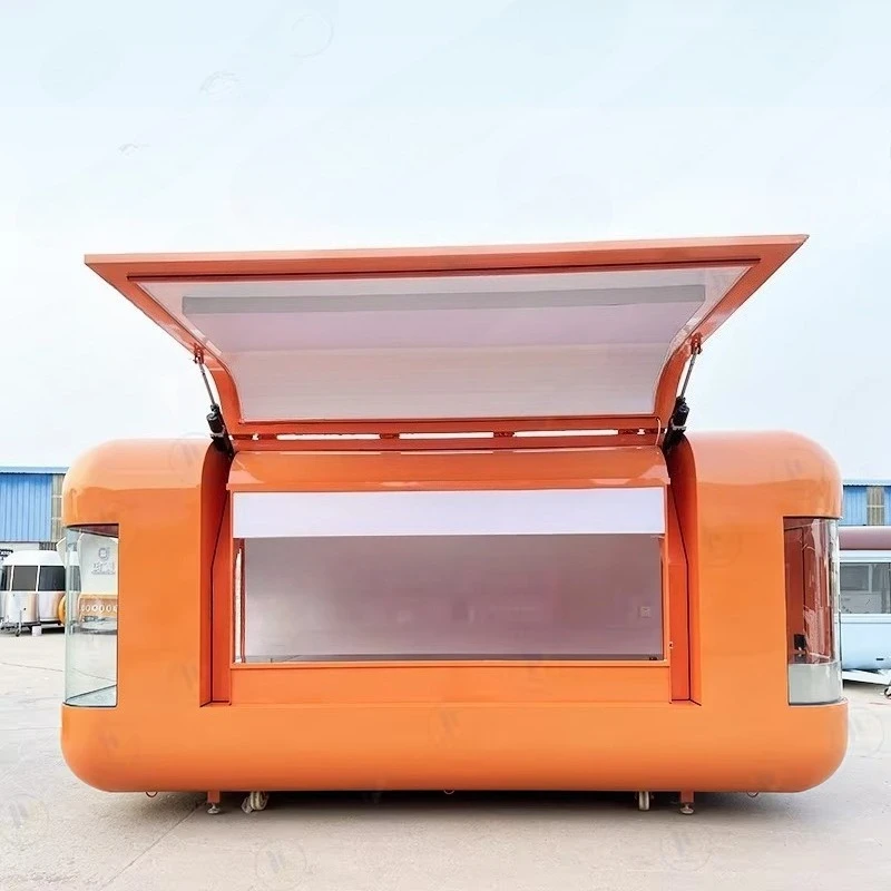 Good Quality Mobile Food Trailer MilkTea Shop Snack Fully Equipped Custom Cheap Bakery Food Truck