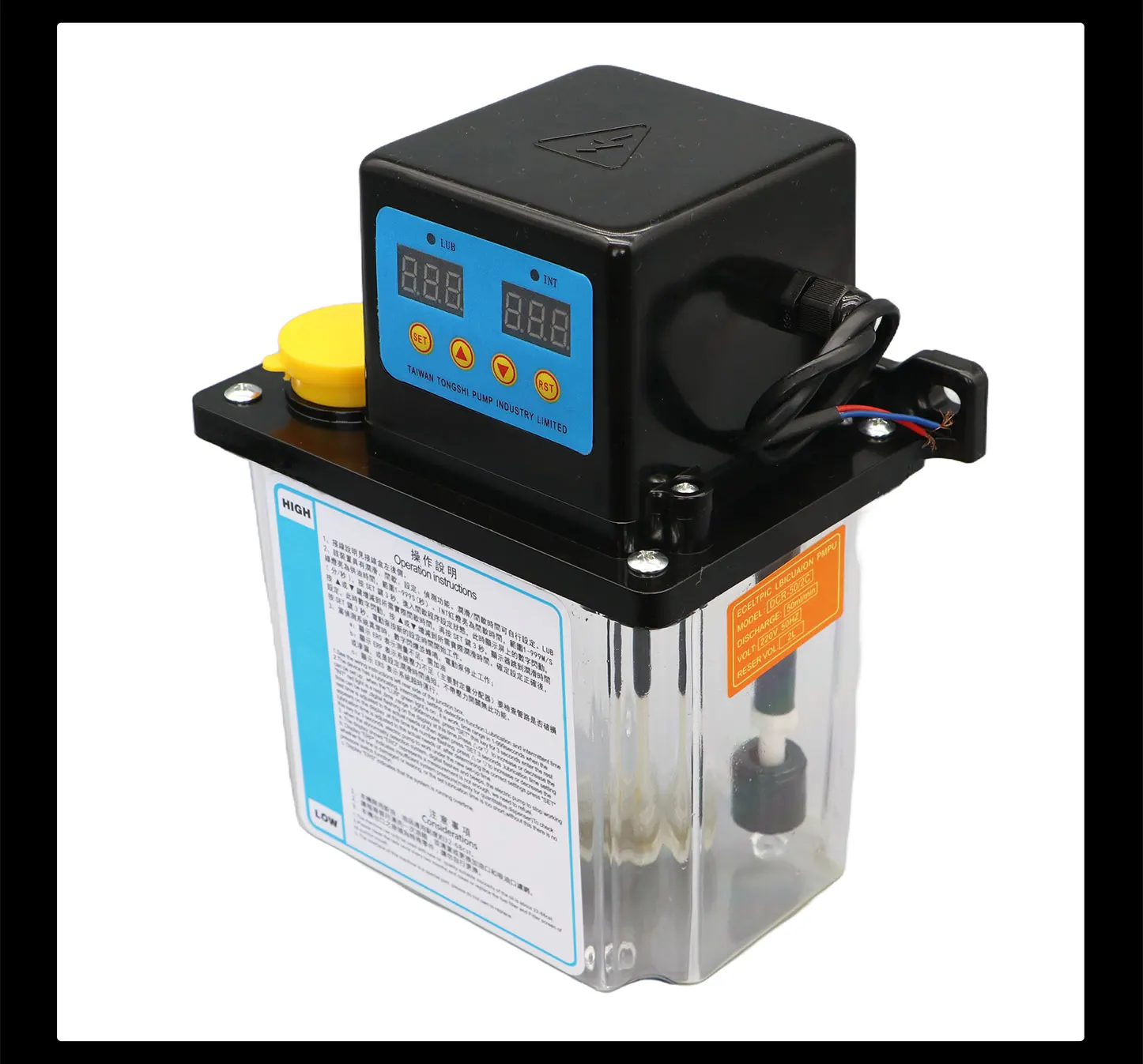 1L 2L CNC-Schmierpumpe Elektromagnetisches AC110V AC220V Ausgang 4mm Automatisches Schmierölpumpensystem für CNC-Graveur – Detail 9