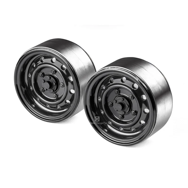 GRC 1.9 Inch Metal Wheels Lock Tire Retro Hub Rim for 1/10 RC Crawler Car Traxxas TRX4 Defender TRX6 AXIAL SCX10 RC4WD Diy Parts