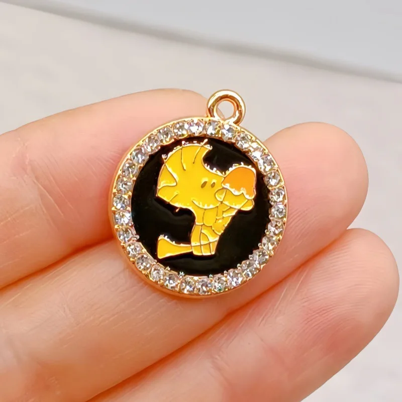 10pcs alloy drip oil dog pendant, DIY jewelry making earrings, keychain accessories image 3