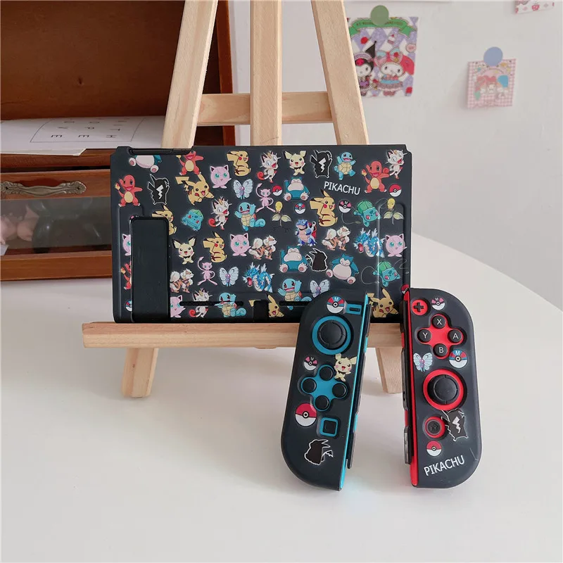 Cartoon Pokemon Case for Nintendo Switch NS Silicone Split Game Console OLED  Sillione Soft Protective Cover