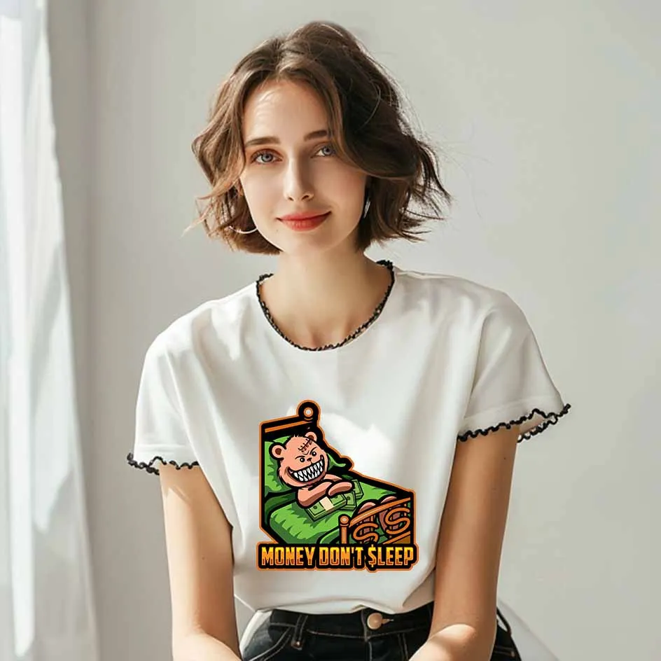 Cartoon Bear Graphics Hip Hop Style Graphics Trendy Clothing Graphics Iron-on Transfers for Clothing DIY Decoration