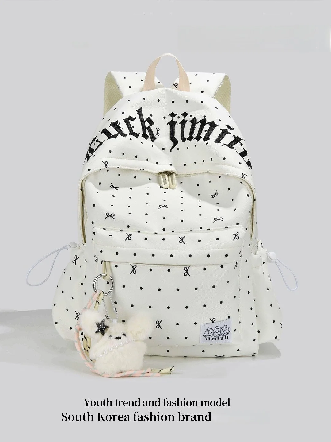 mlcani-kans-original-sac-a-dos-a-pois-pour-fille-sac-a-bandouliere-souple-pour-voyages-decontractes-et-ecole-pour-les-eleves-du-college-et-du-lycee