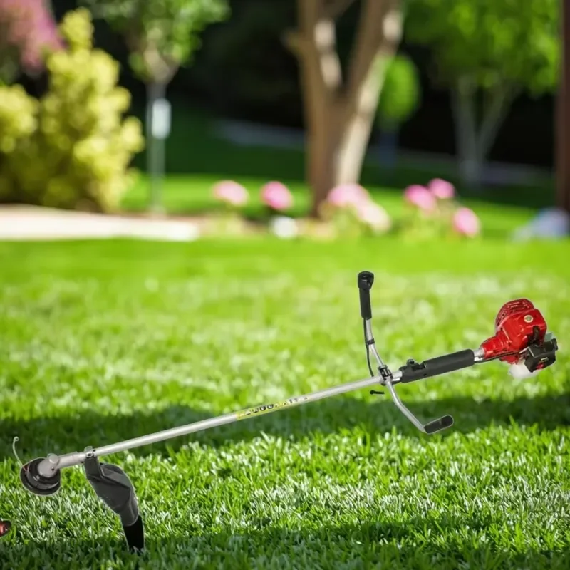 Industrial Grade Cordless Fuel Power String Trimmer 2-Stroke Petrol Garden Lawn Mower Anti-Vibration Brush Cutter for
