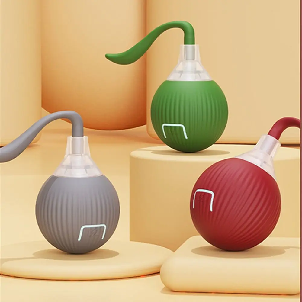 Automatische Intelligente Katze Spielzeug Wiederaufladbare Imitieren Maus Schwanz Elektrische Katze Ball Spielzeug Schnelle Roll Indoor Spielen Hund Katze Training Ball