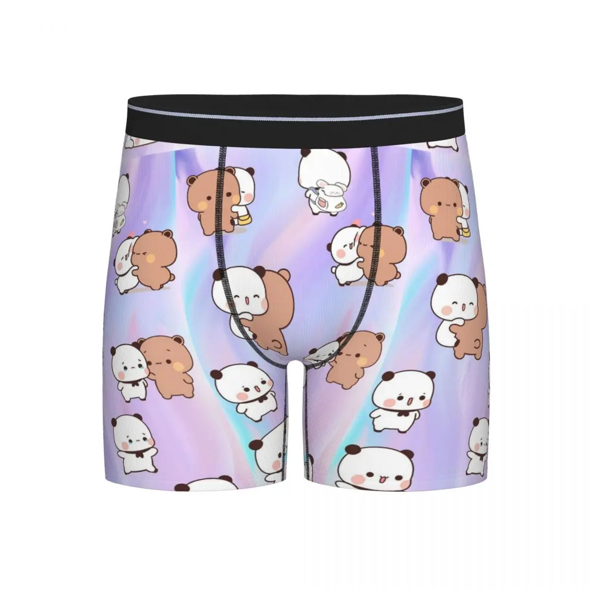 

Long Boxer Underpants Shorts Bear And Panda Bubu Dudu Panties Male Ventilate Underwear for Homme Man Boyfriend Gift