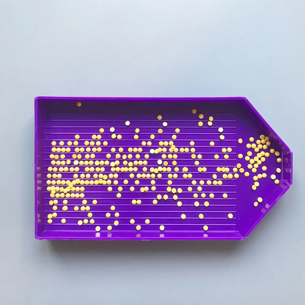 Large Capacity Can open Embroidery Tray Plate Drill Plate Plastic Diamond Painting Tool
