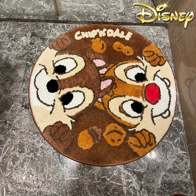 

Hot Disney Chip 'n' Dale Bedroom Floor Mat Blanket Cartoon Anime Lovely Chipmunk Bathroom Carpet Collectible For Children Gift